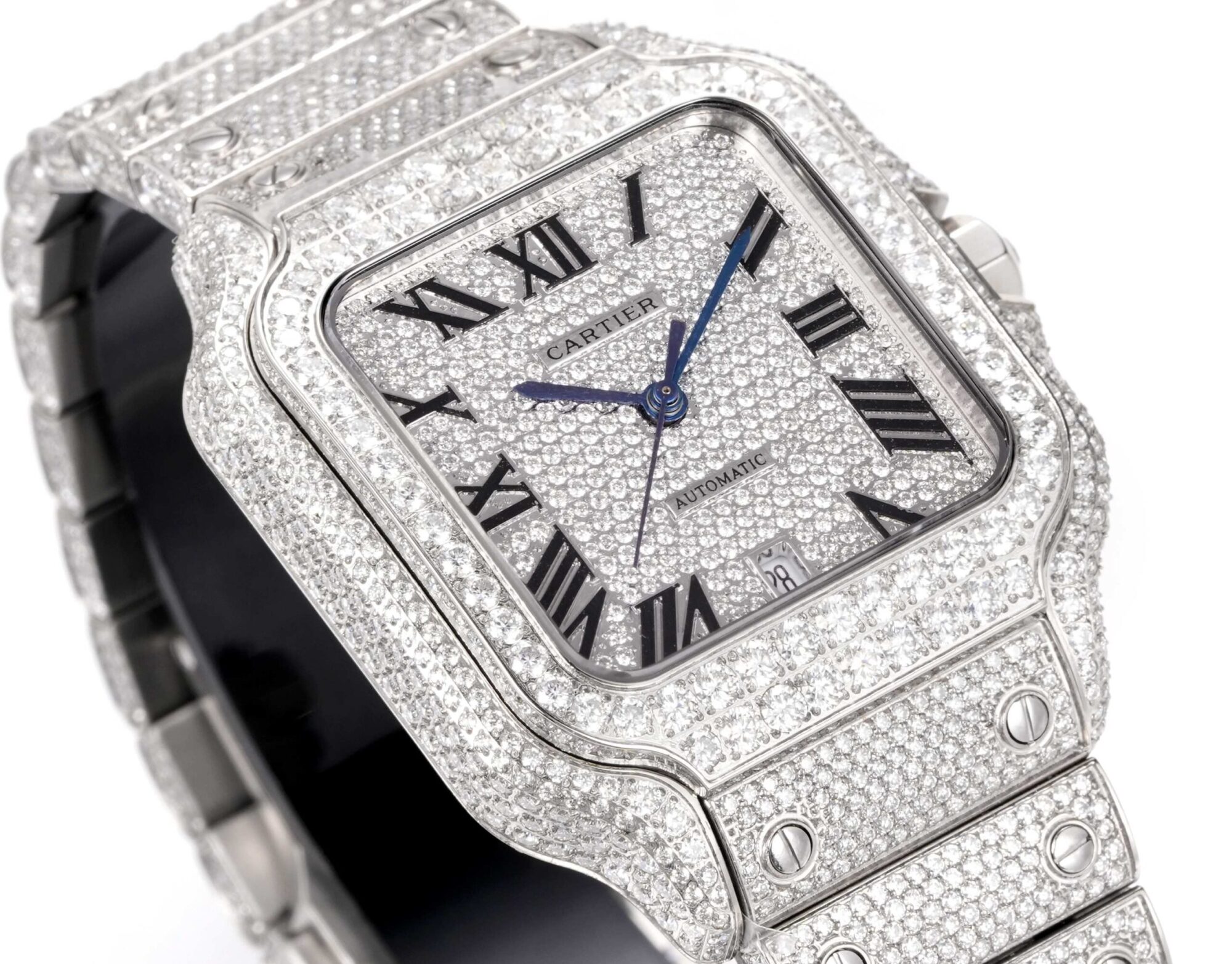 Cartier Santos Gypsophila Moissanite Edition - Image 3