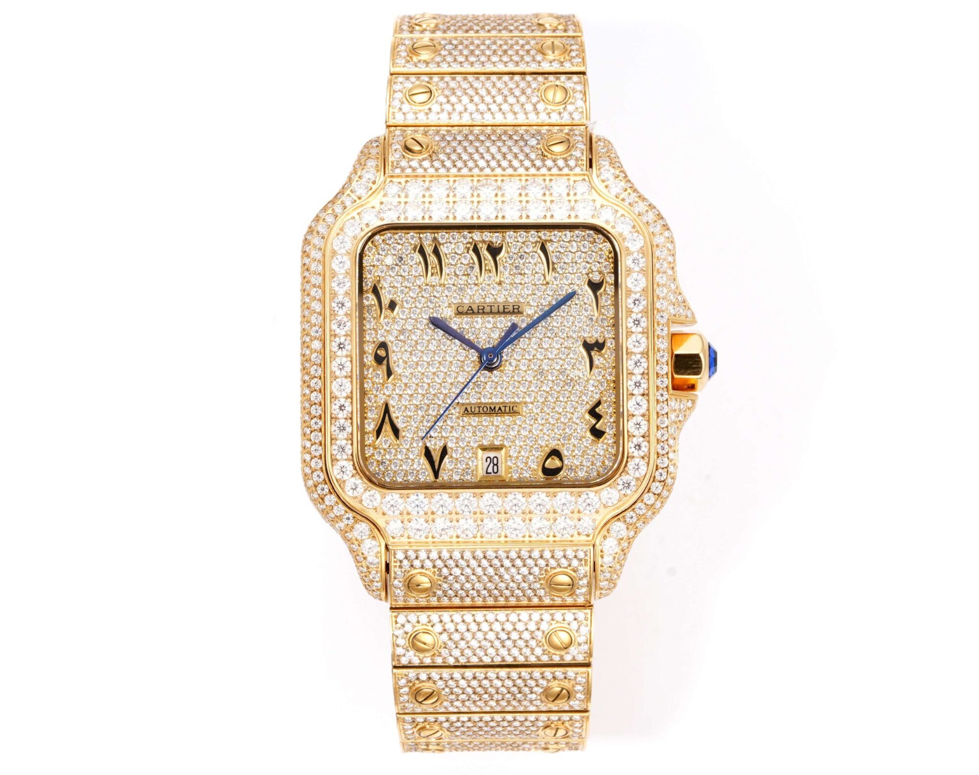 Cartier Santos Gypsophila Moissanite Edition