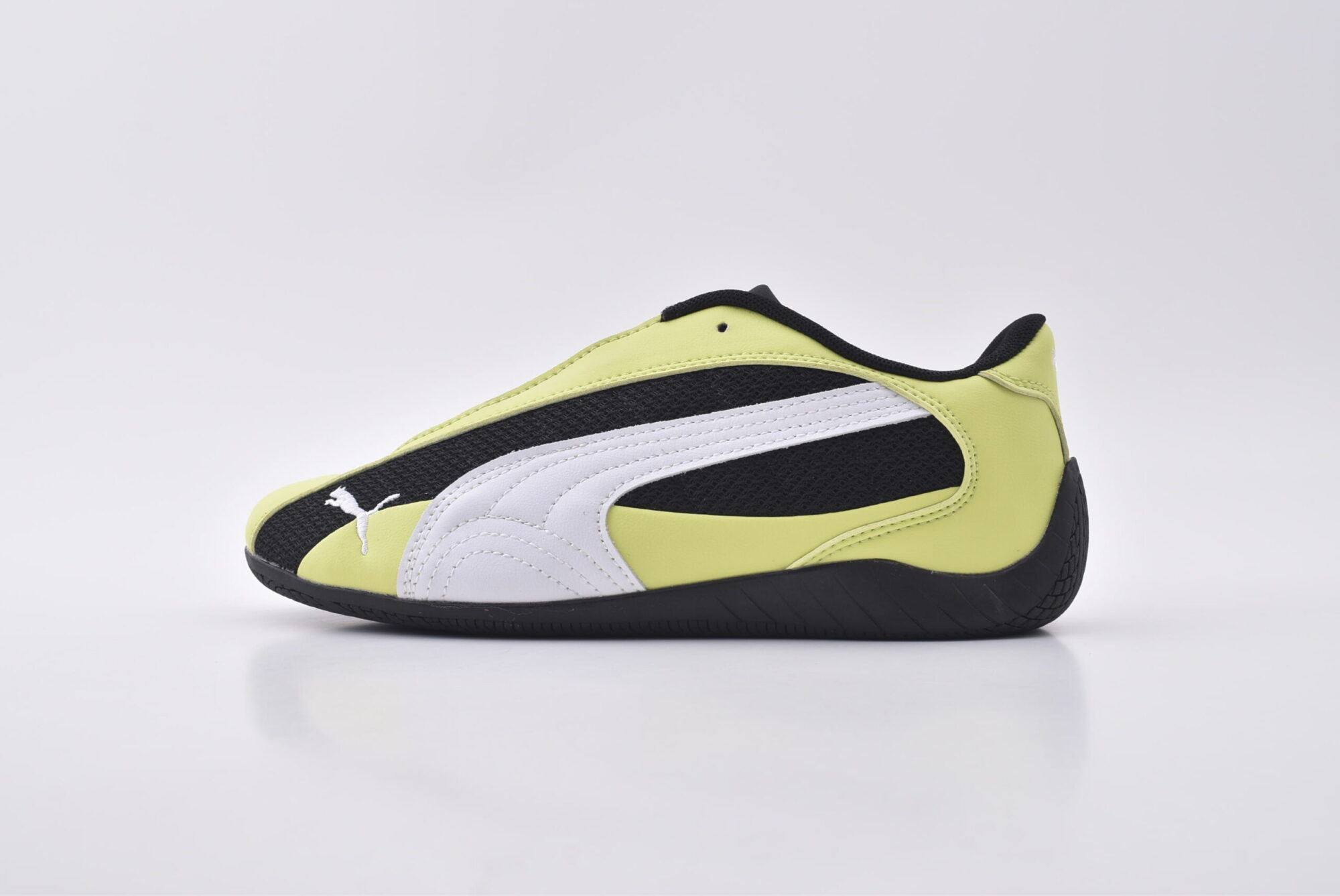 Puma Speedca Plus Racing Shoes （black, white and green）