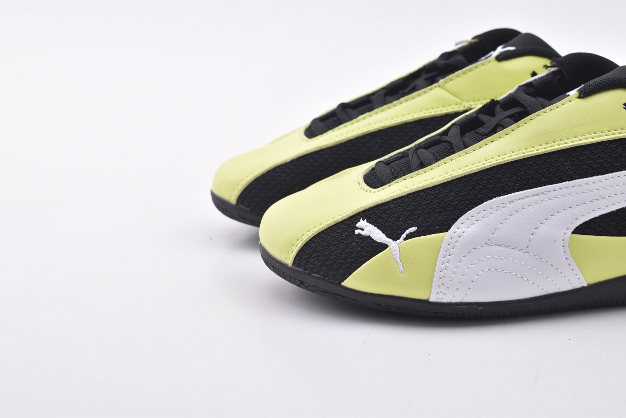 Puma Speedca Plus Racing Shoes （black, white and green） - Image 5