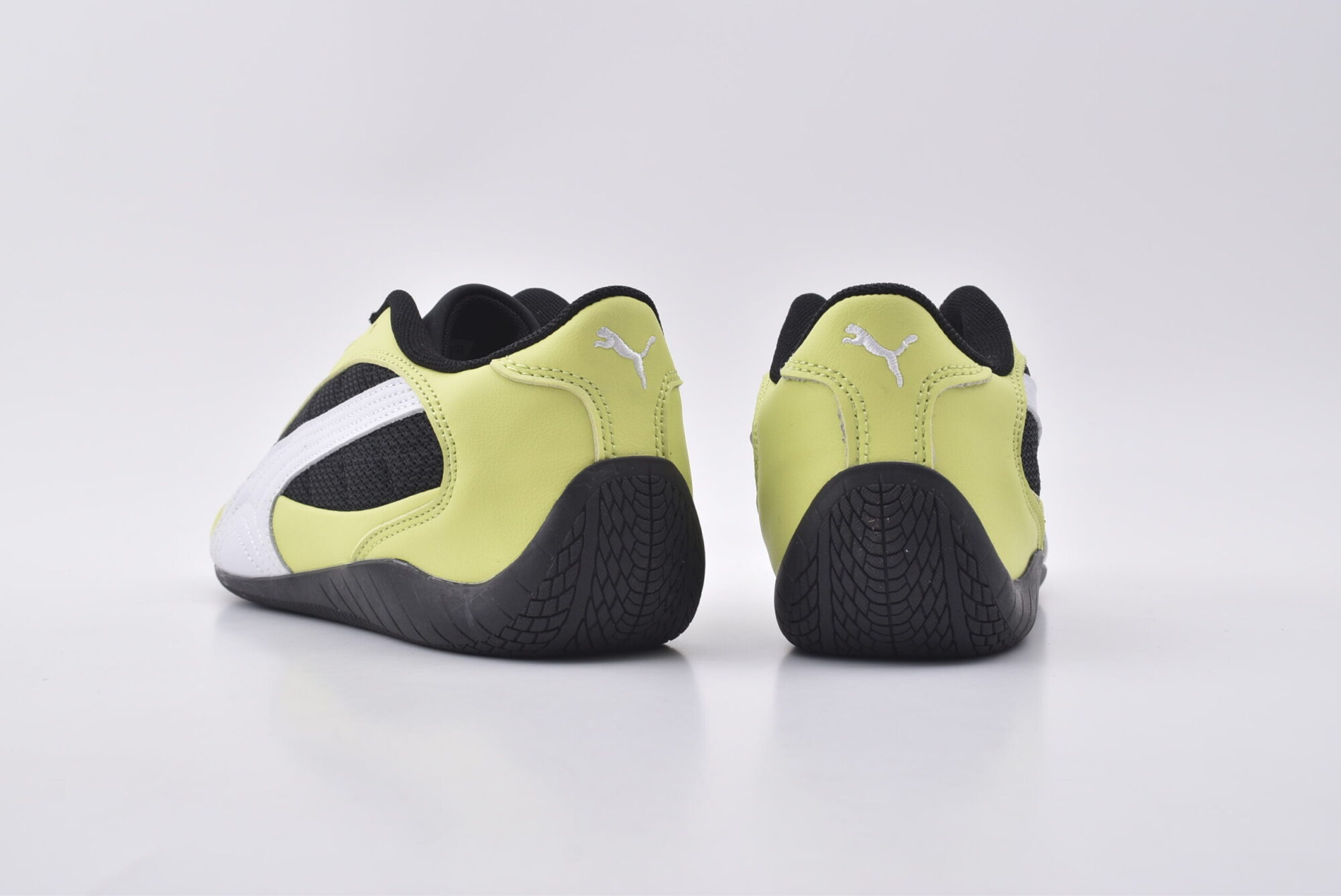 Puma Speedca Plus Racing Shoes （black, white and green） - Image 8