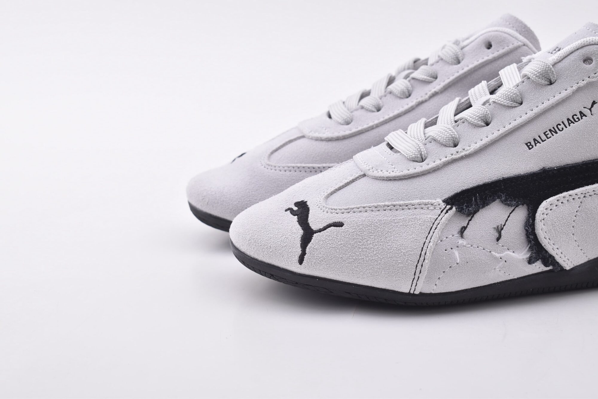 Puma x Balenciaga joint sneakers （Grayish black） - Image 5