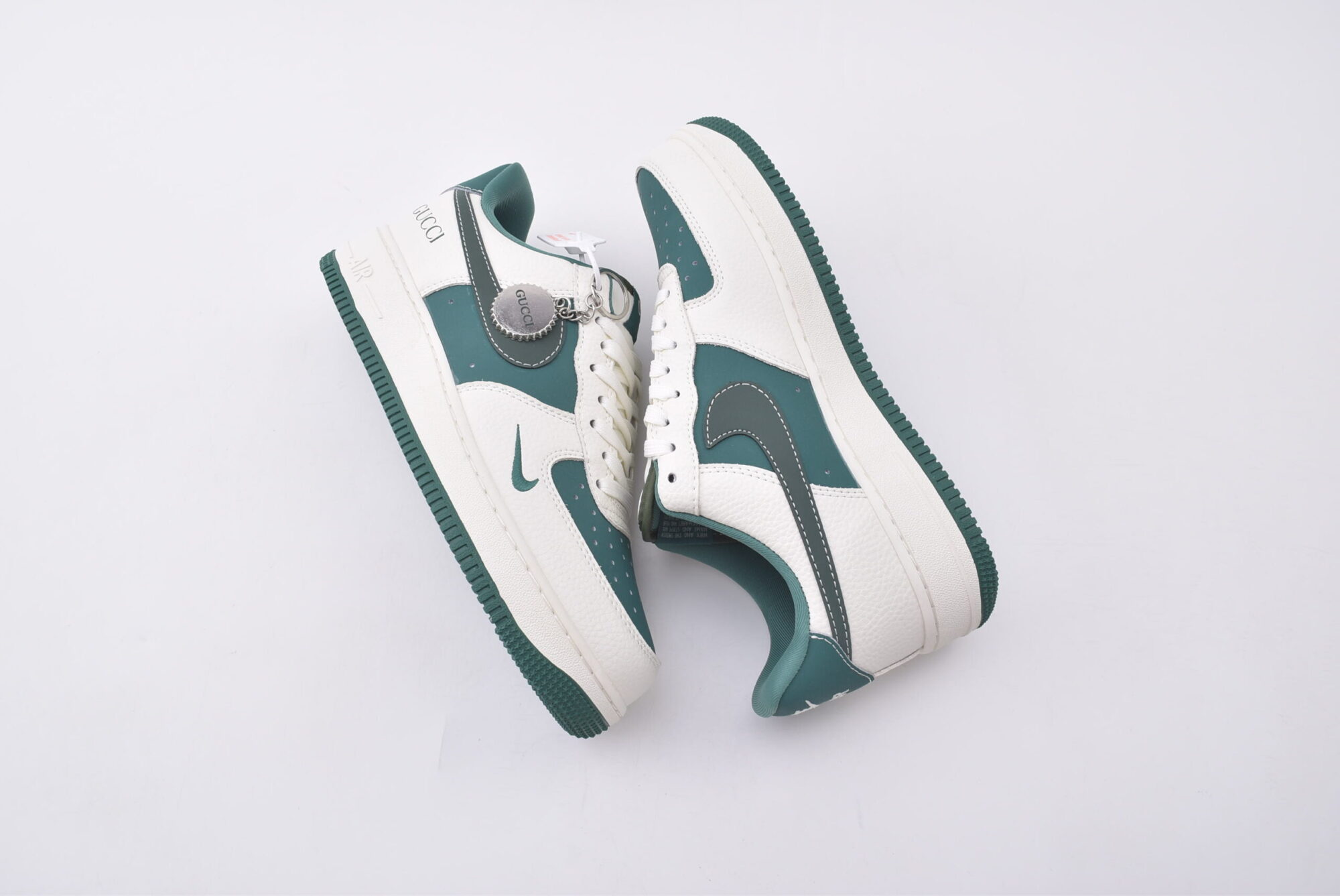 Nike Air Force 1 AF1(white and green) - Image 4
