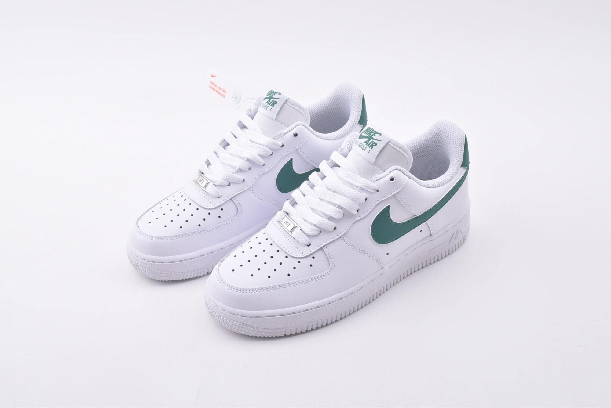 Nike Air Force 1 AF1(white and green) - Image 2