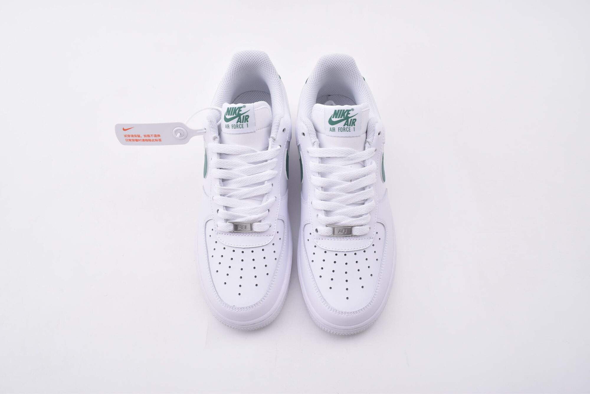 Nike Air Force 1 AF1(white and green) - Image 3