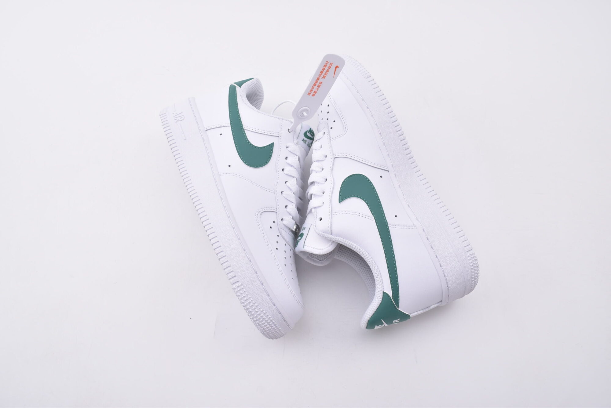 Nike Air Force 1 AF1(white and green) - Image 4