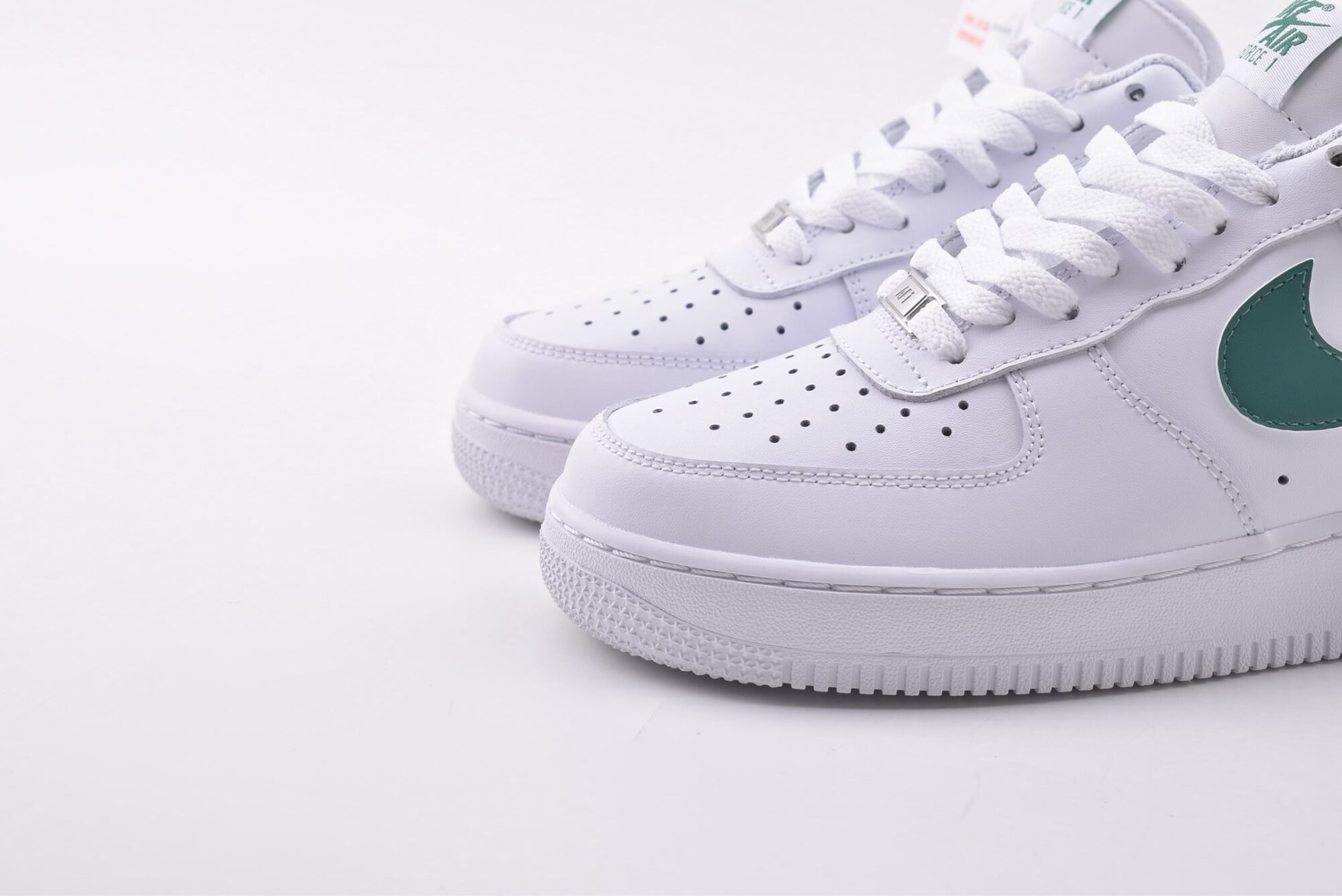 Nike Air Force 1 AF1(white and green) - Image 5