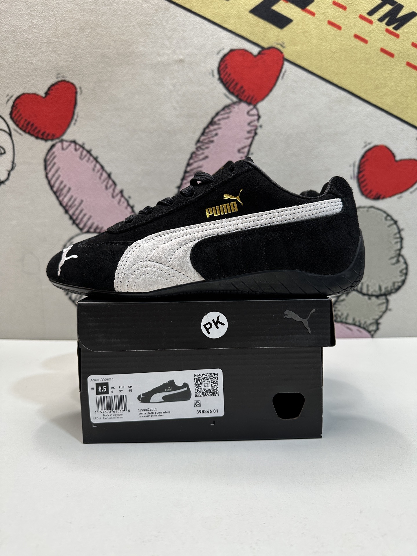 Puma/Puma Speedcat SD BILLYS suede  （Black and White）