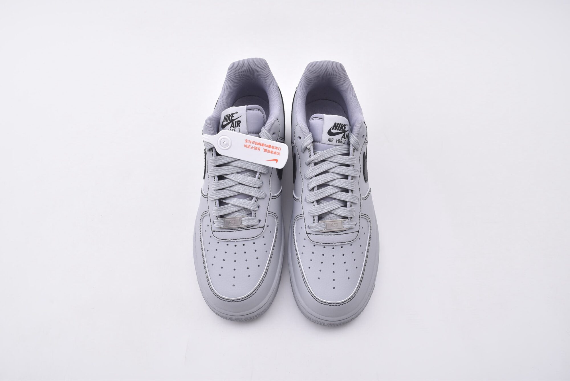 Nike Air Force 1 AF1(gray-black) - Image 3