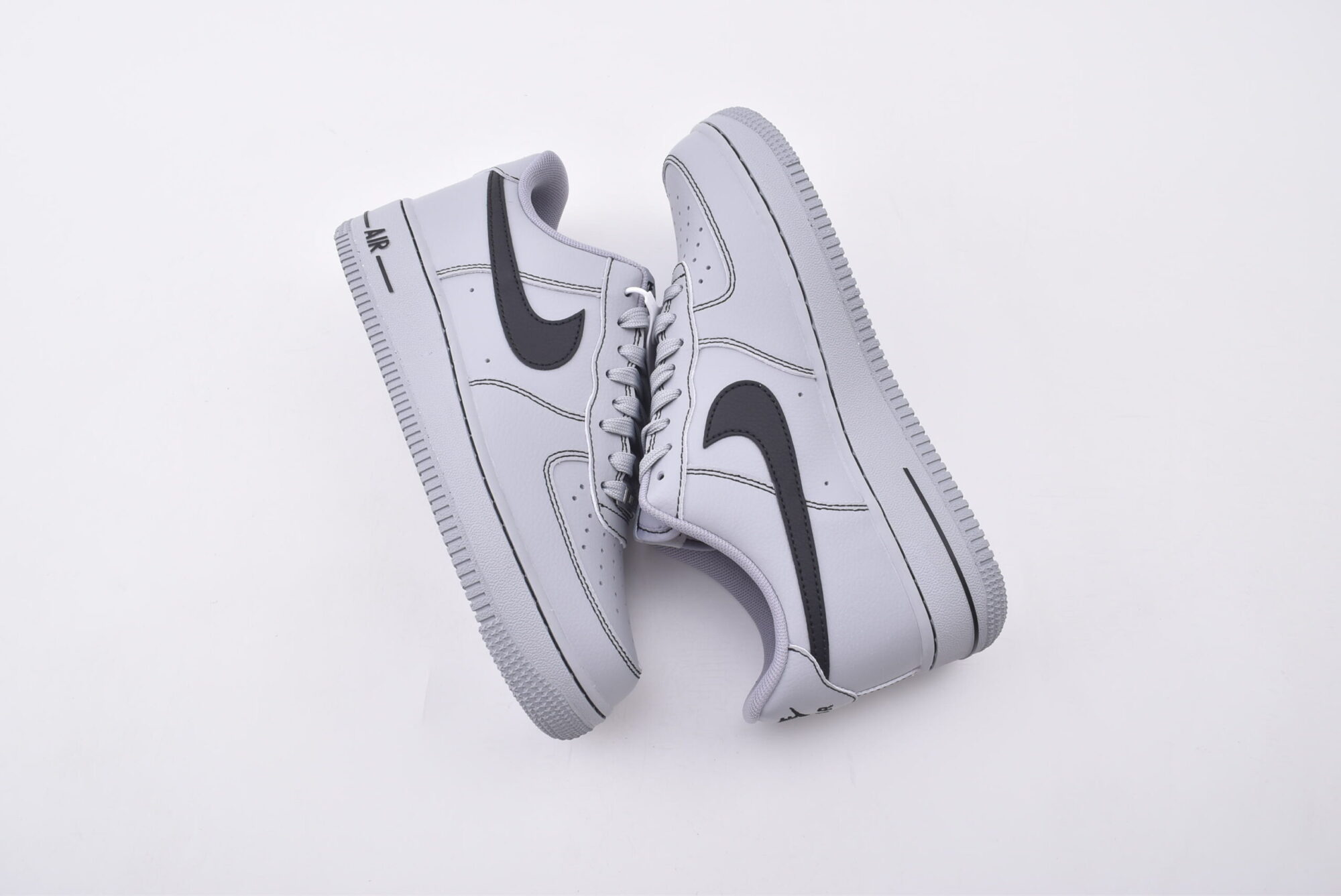 Nike Air Force 1 AF1(gray-black) - Image 4