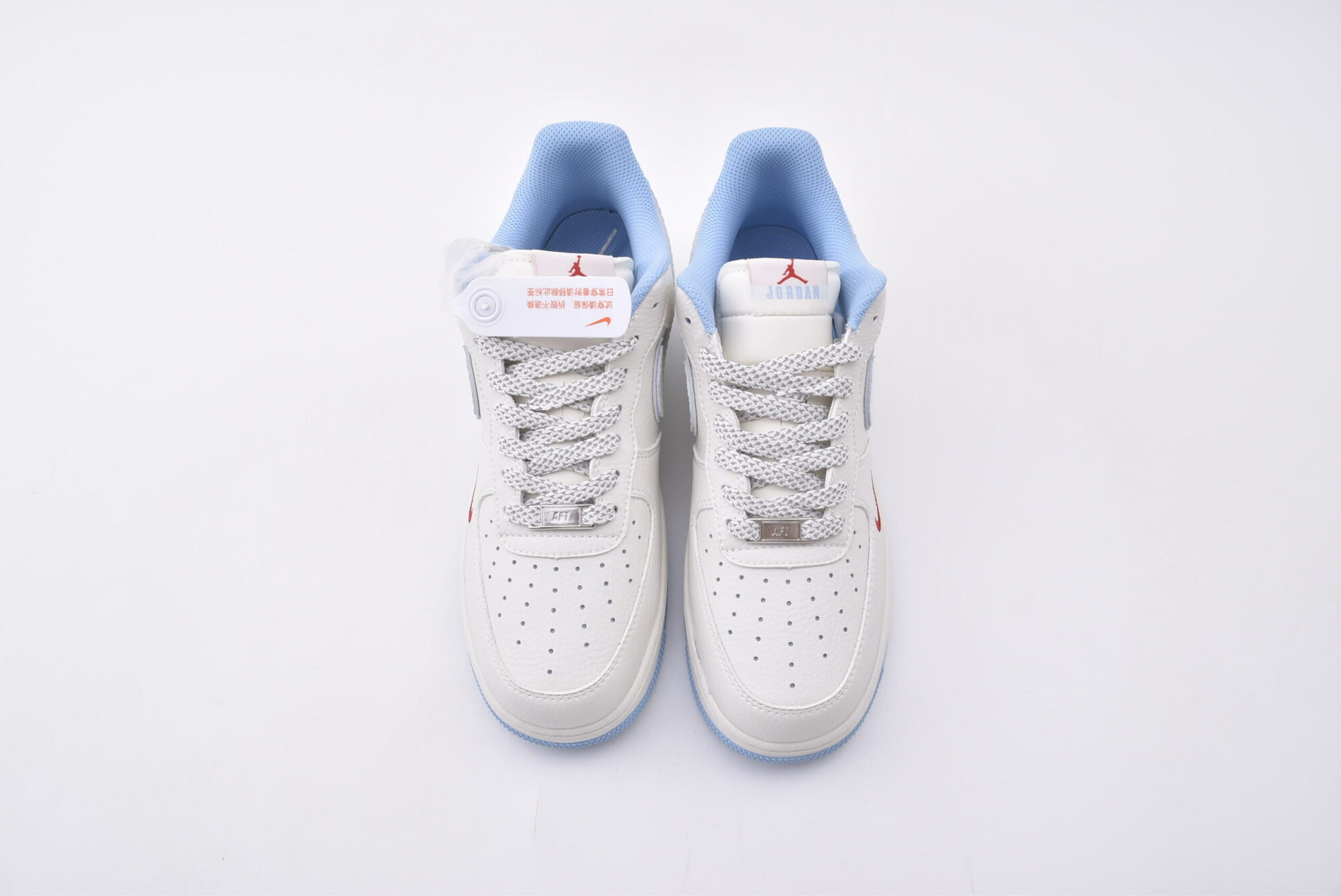 Nike Air Force 1 AF1（White and blue） - Image 3