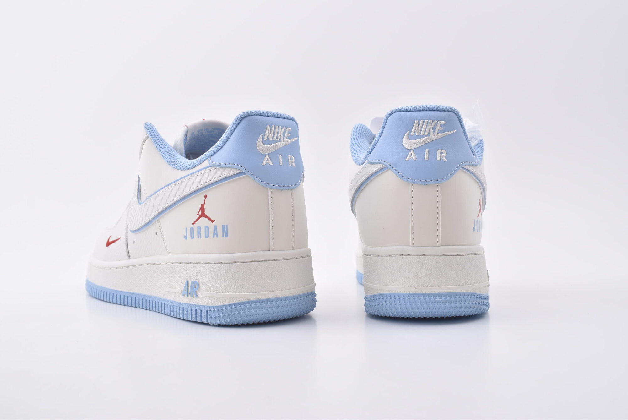 Nike Air Force 1 AF1（White and blue） - Image 8
