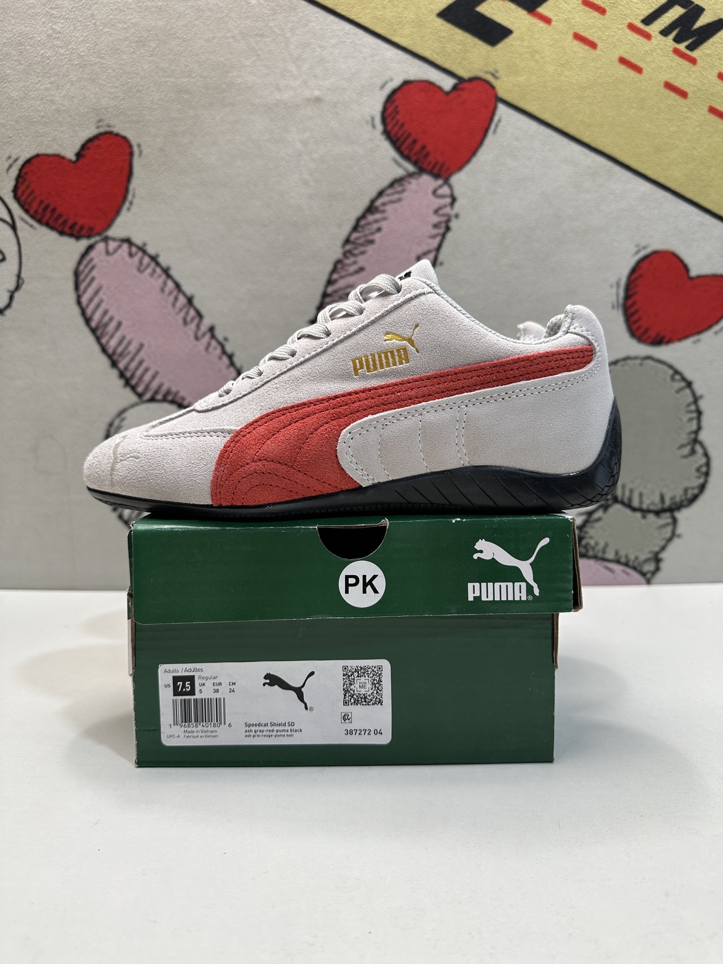 Puma/Puma Speedcat SD BILLYS suede （Gray-red)