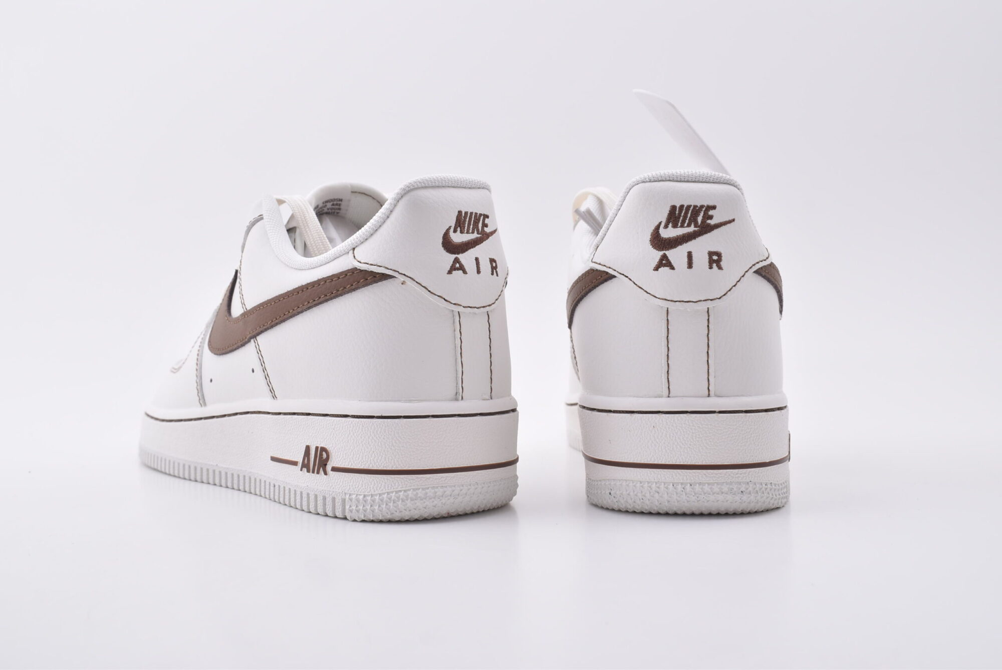 Nike Air Force 1(white brown) - Image 8