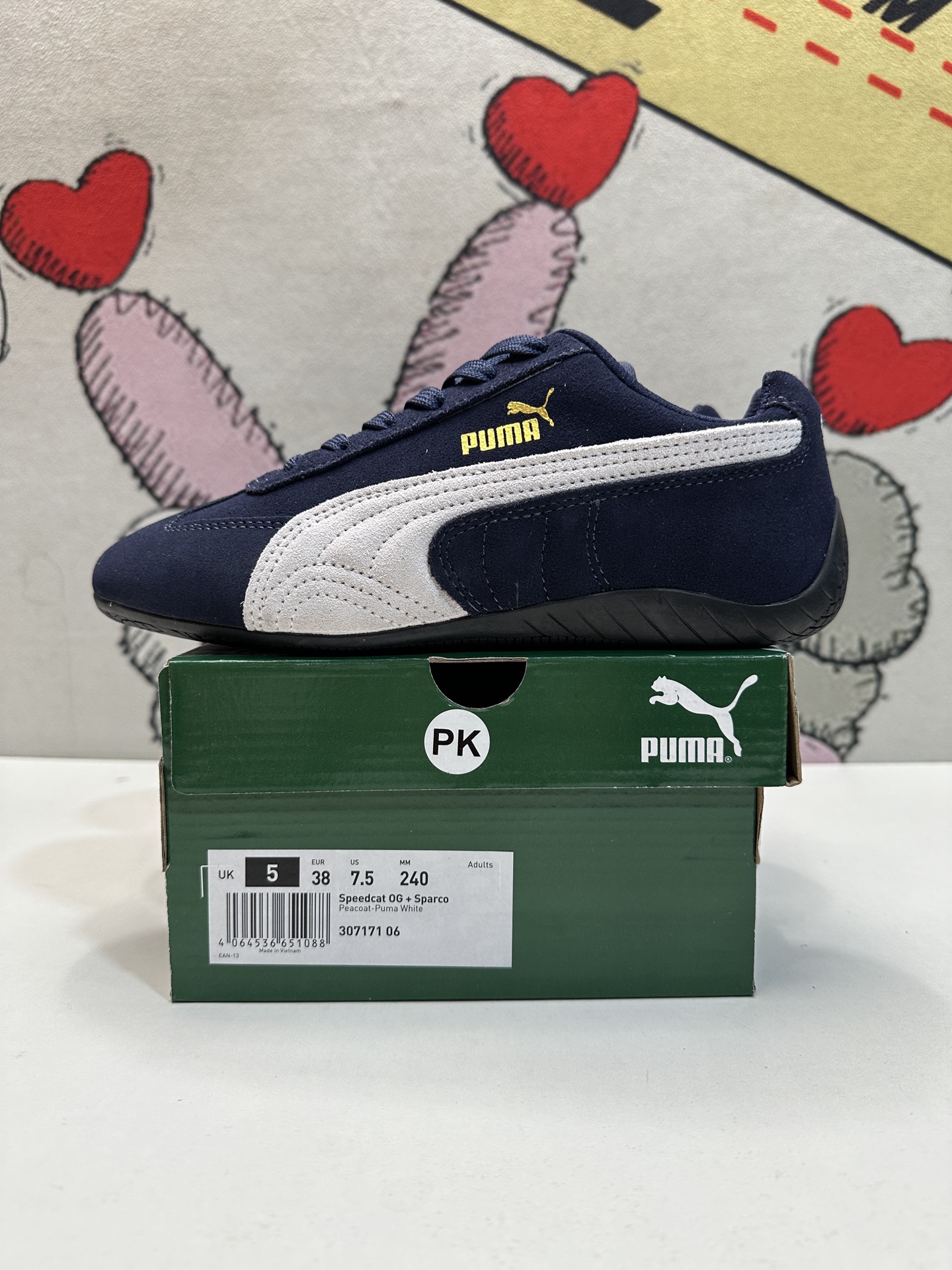 Puma/Puma Speedcat SD BILLYS suede （Navy blue）