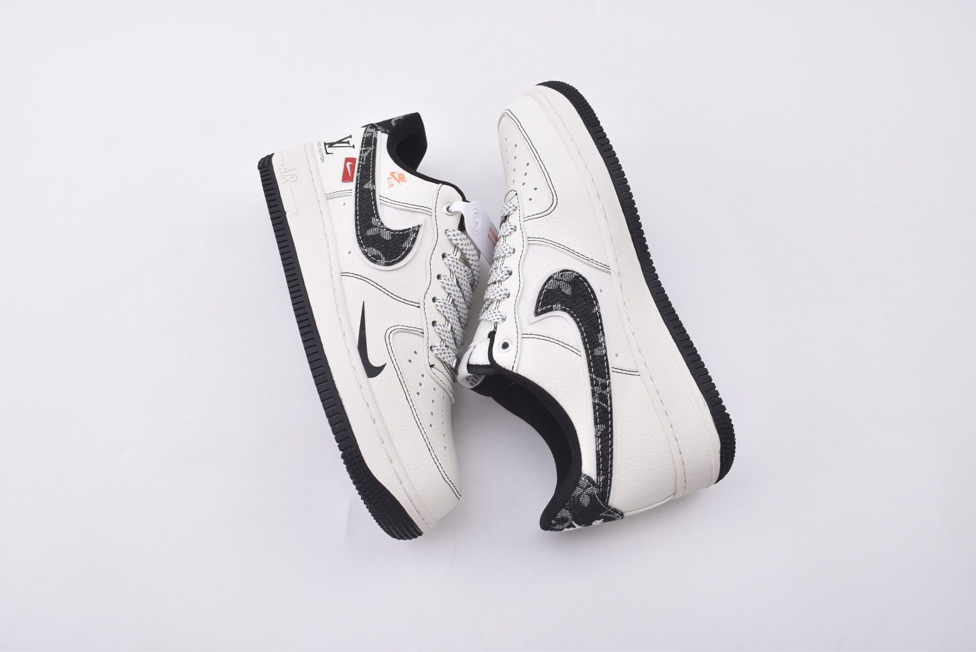 Nike Air Force 1(White and Black) - Image 4