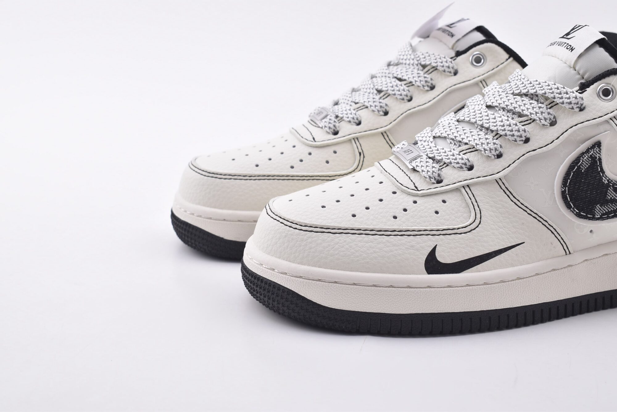 Nike Air Force 1(White and Black) - Image 5