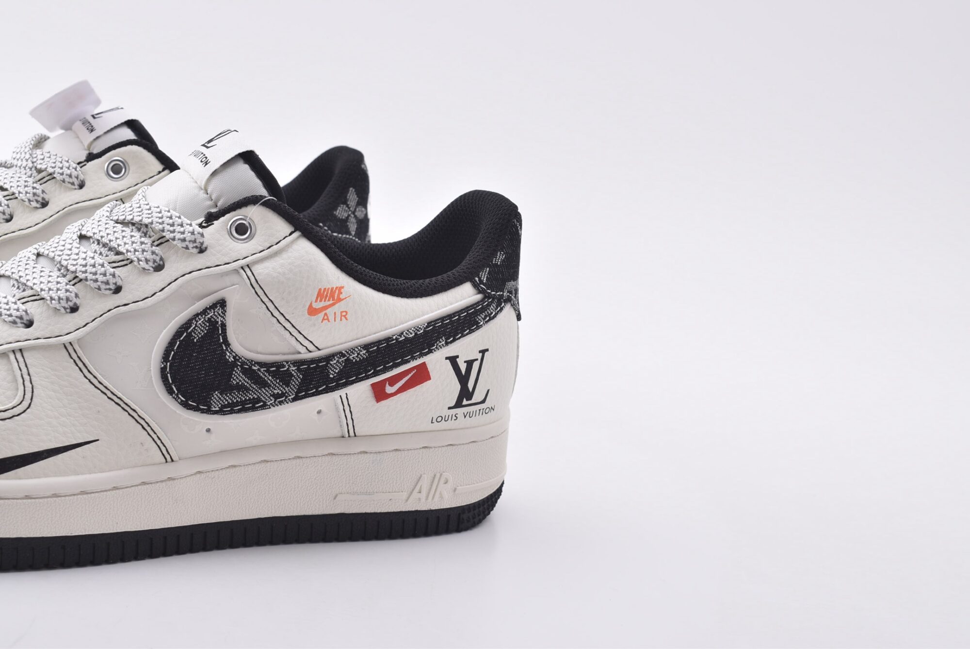 Nike Air Force 1(White and Black) - Image 6