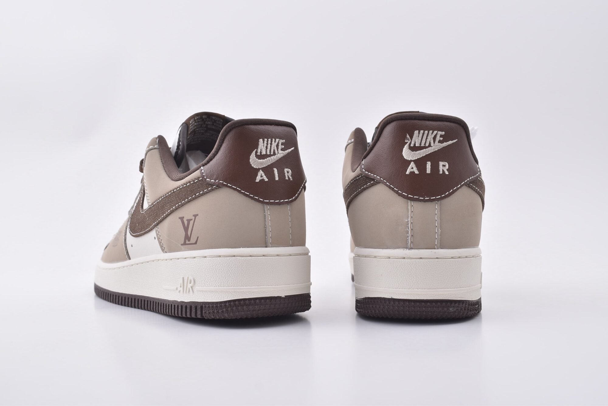 Nike Air Force 1(white brown) - Image 6