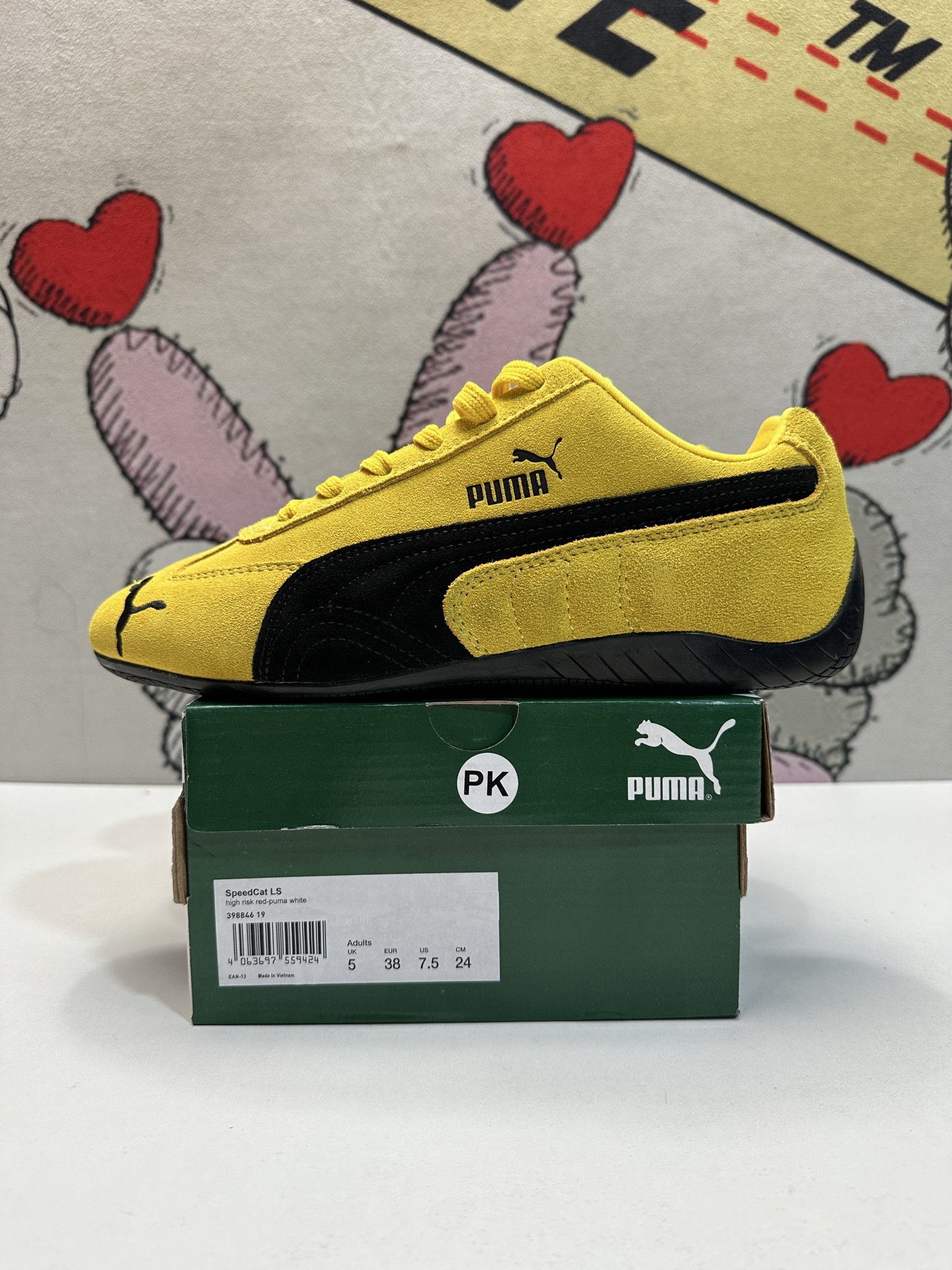 puma/puma speedcat sd billys suede （yellow black）