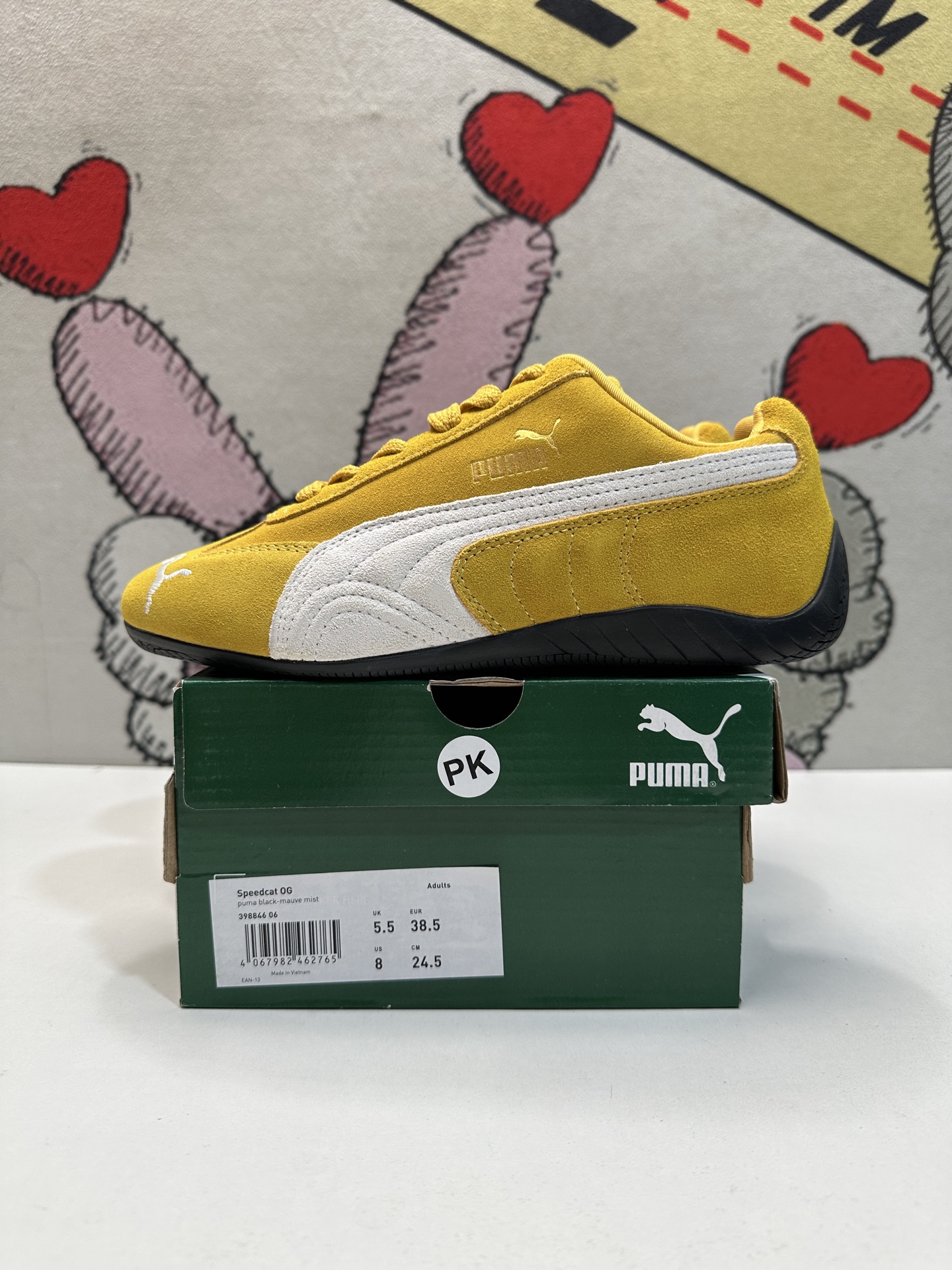 puma/puma speedcat sd billys suede （yellowish white）