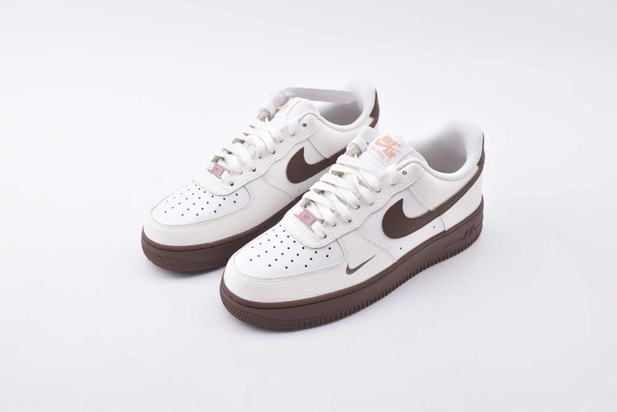 Nike Air Force 1(white brown) - Image 2