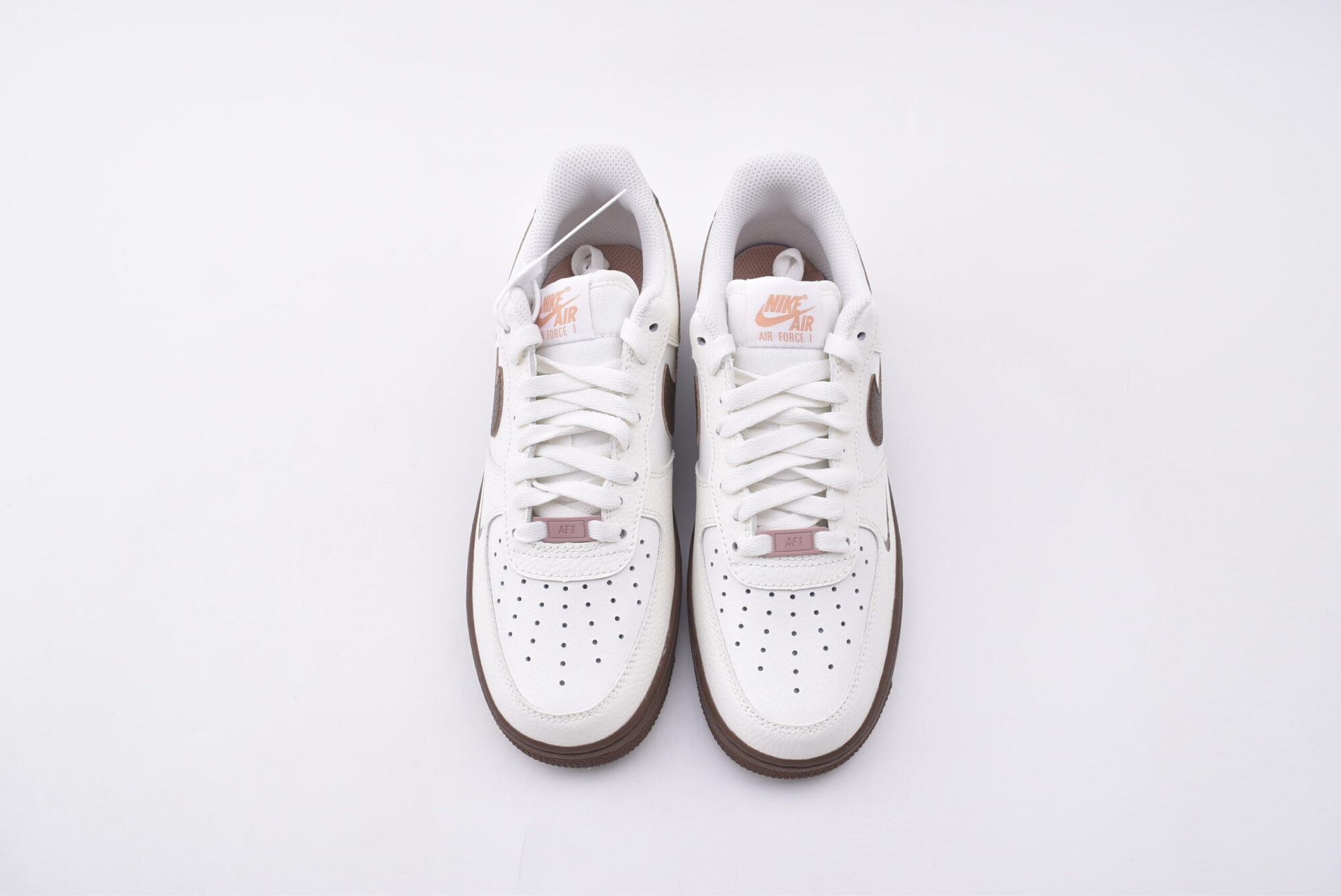 Nike Air Force 1(white brown) - Image 3