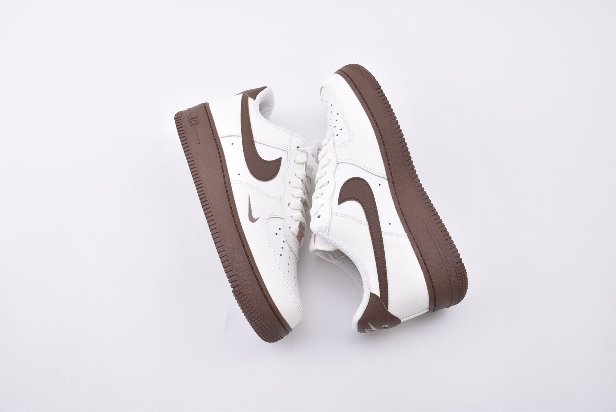 Nike Air Force 1(white brown) - Image 4