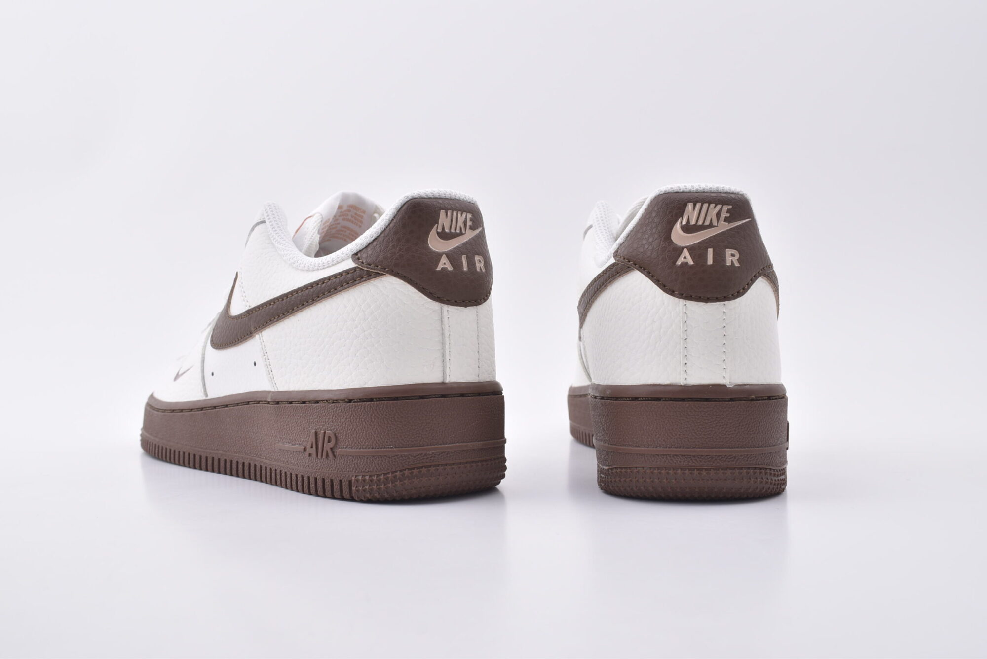 Nike Air Force 1(white brown) - Image 8