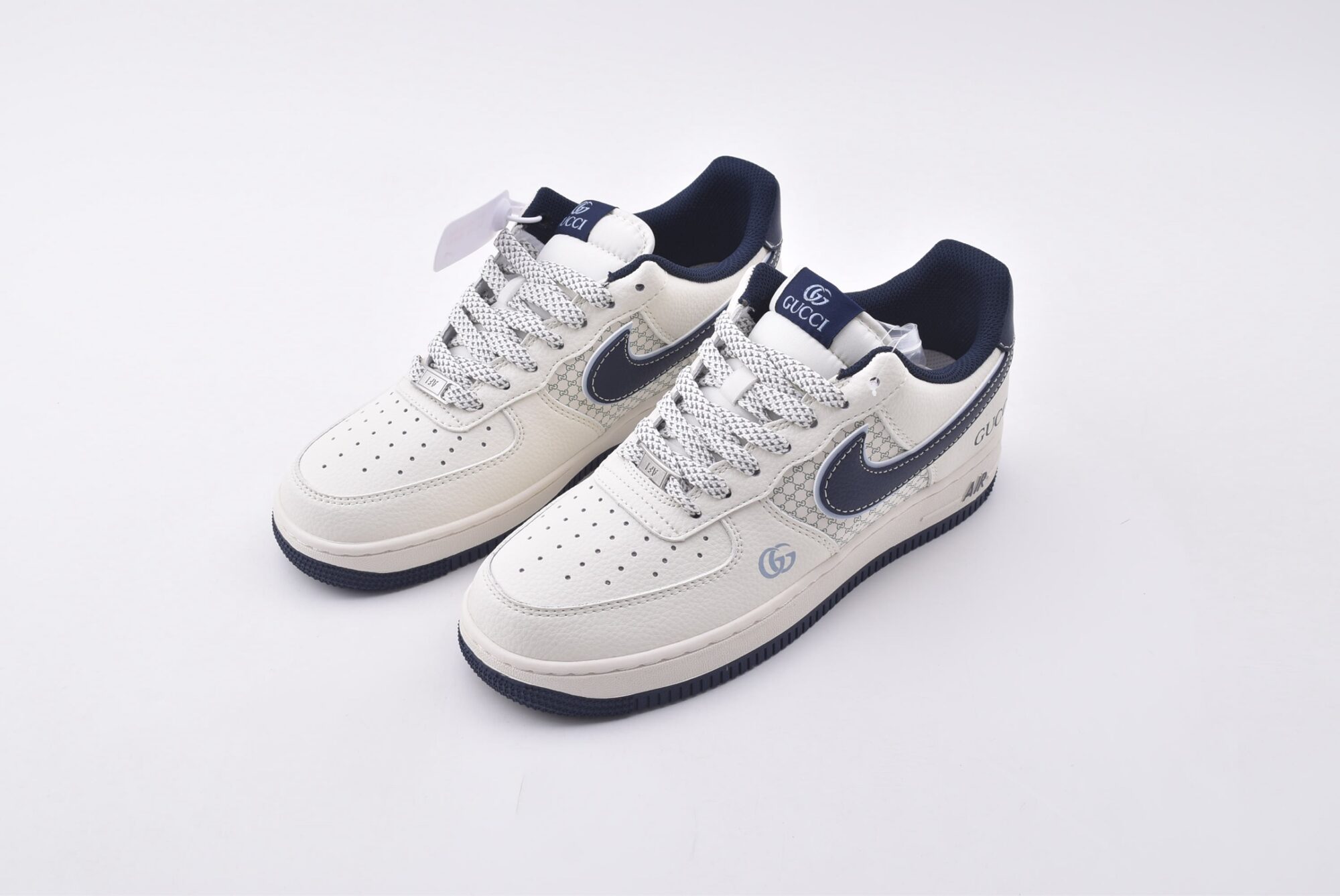 Nike Air Force 1(white and blue) - Image 2