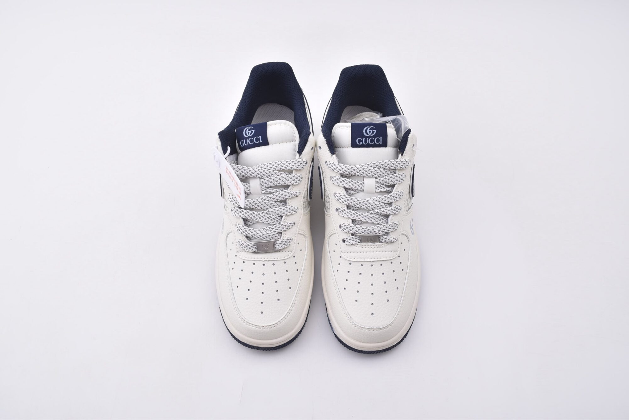Nike Air Force 1(white and blue) - Image 3