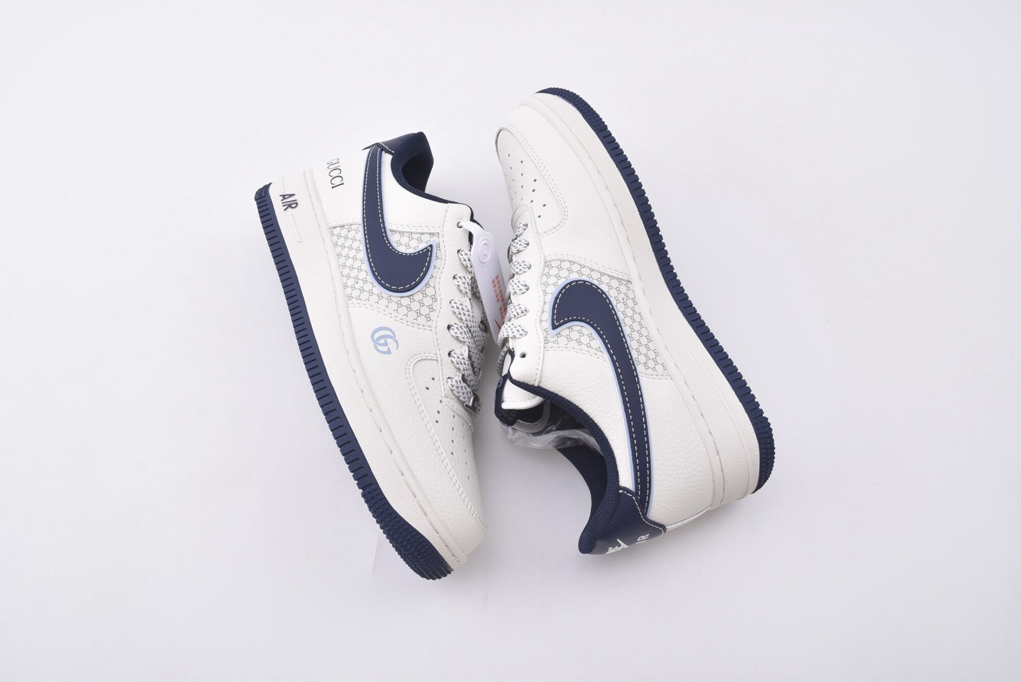 Nike Air Force 1(white and blue) - Image 4