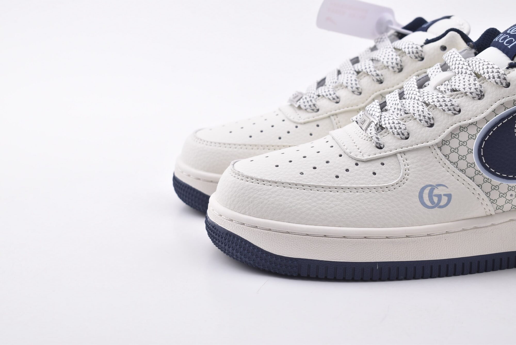 Nike Air Force 1(white and blue) - Image 5