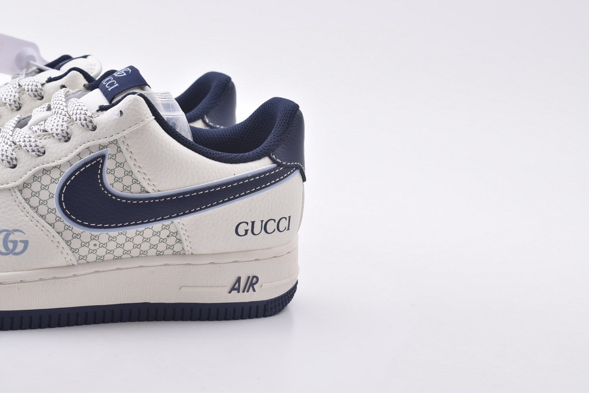 Nike Air Force 1(white and blue) - Image 6