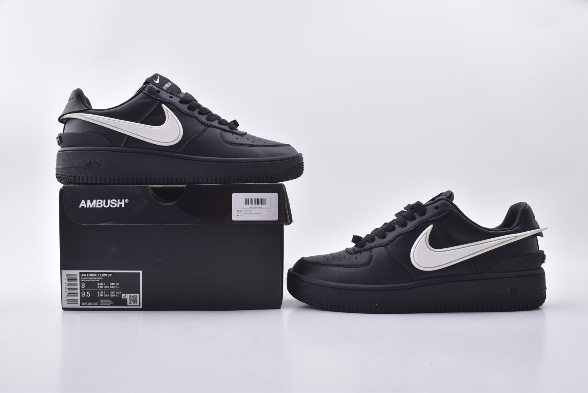 nike air force 1 af1(black and white)