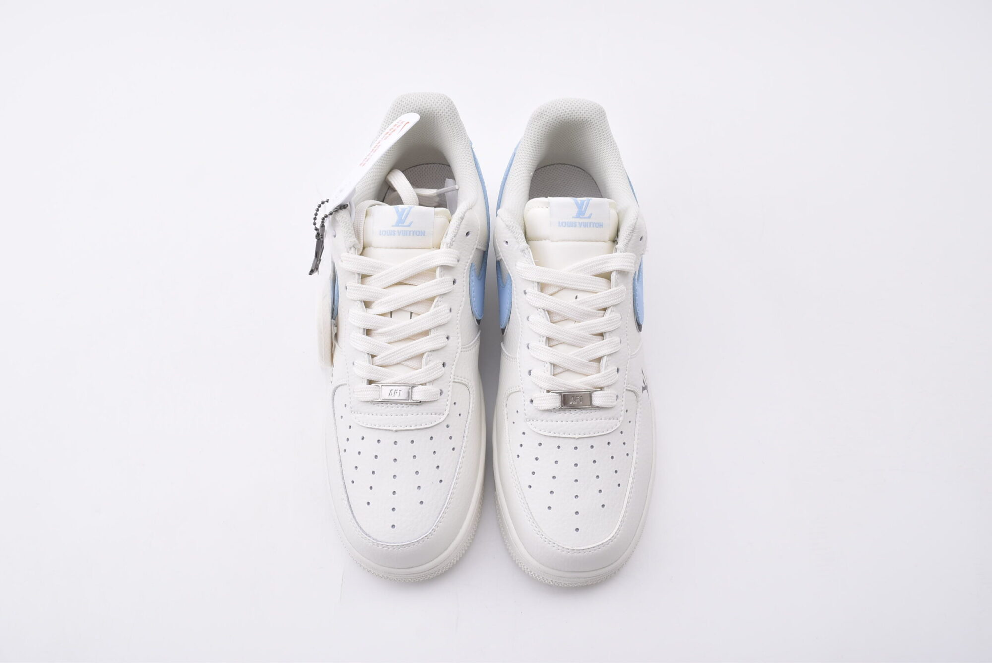 nike air force 1(white, blue and black)