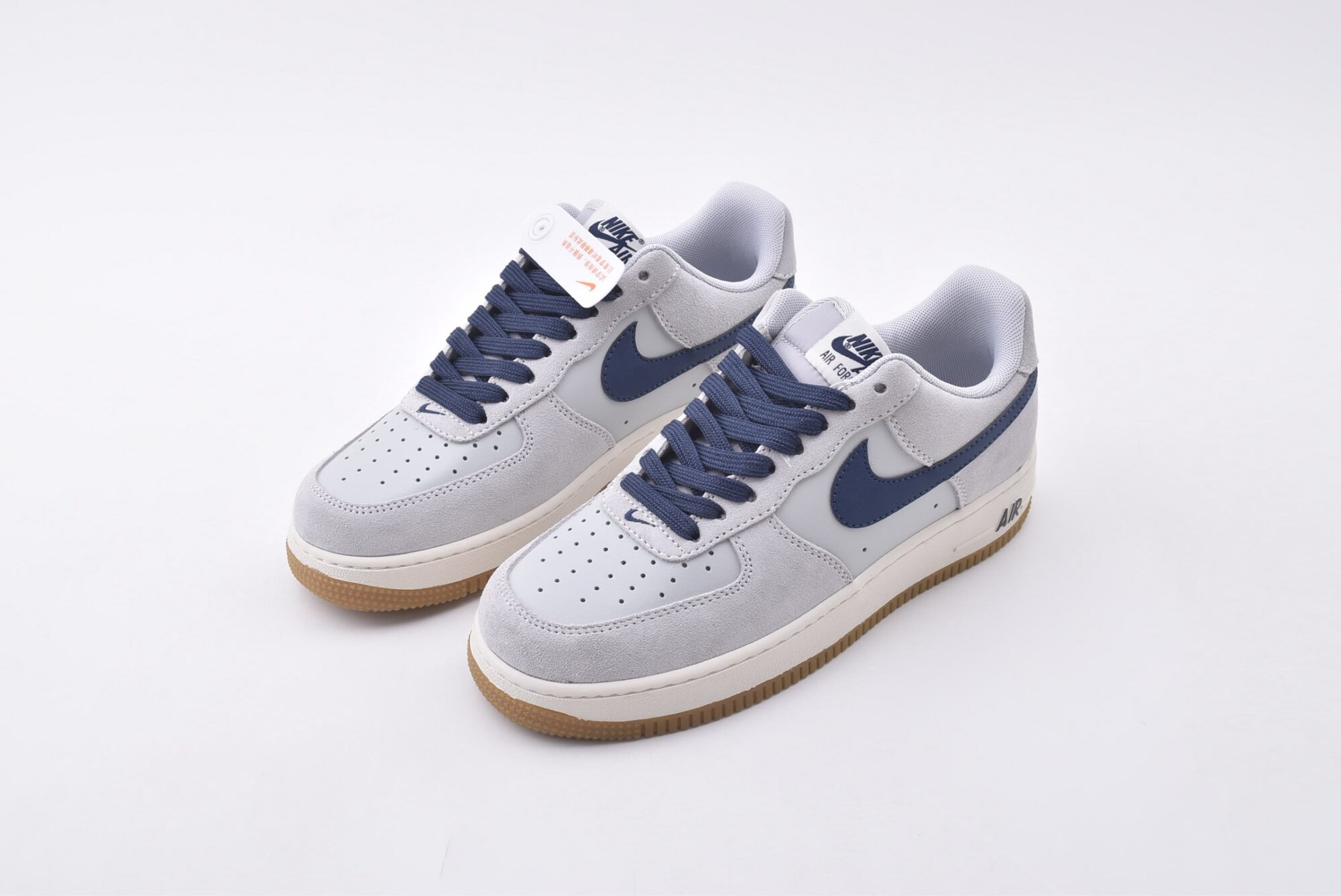 nike air force 1(gray blue)