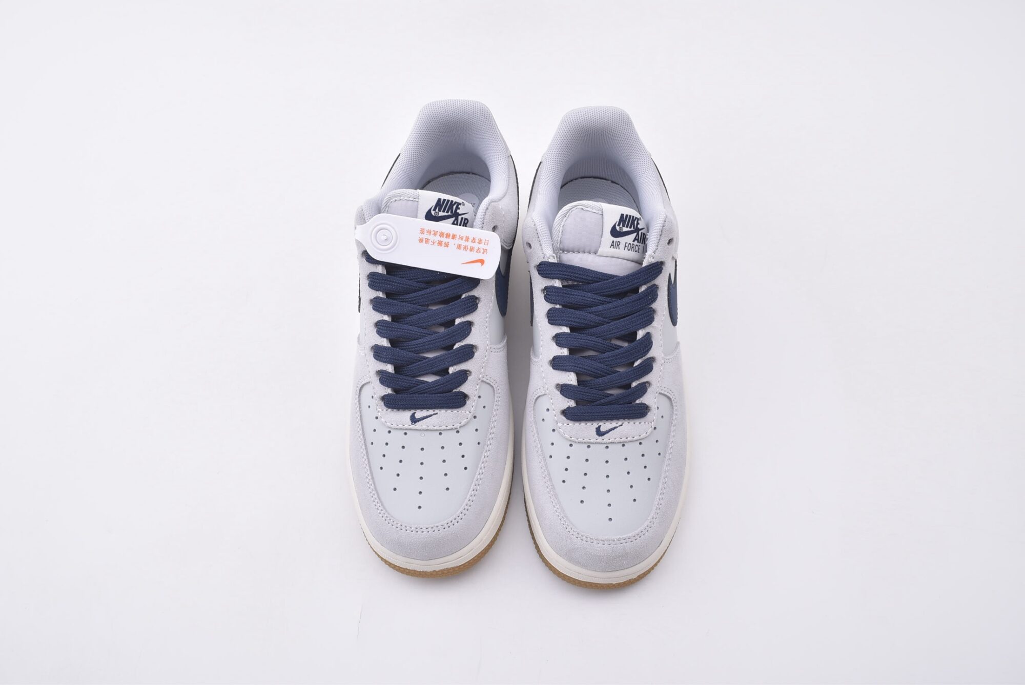 nike air force 1(gray blue)