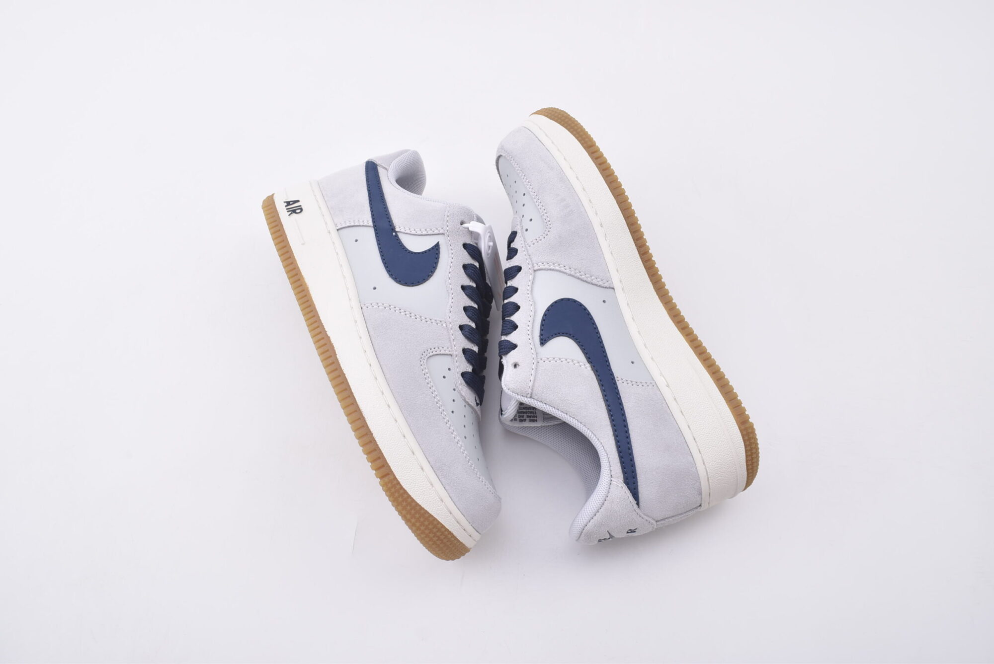 nike air force 1(gray blue)