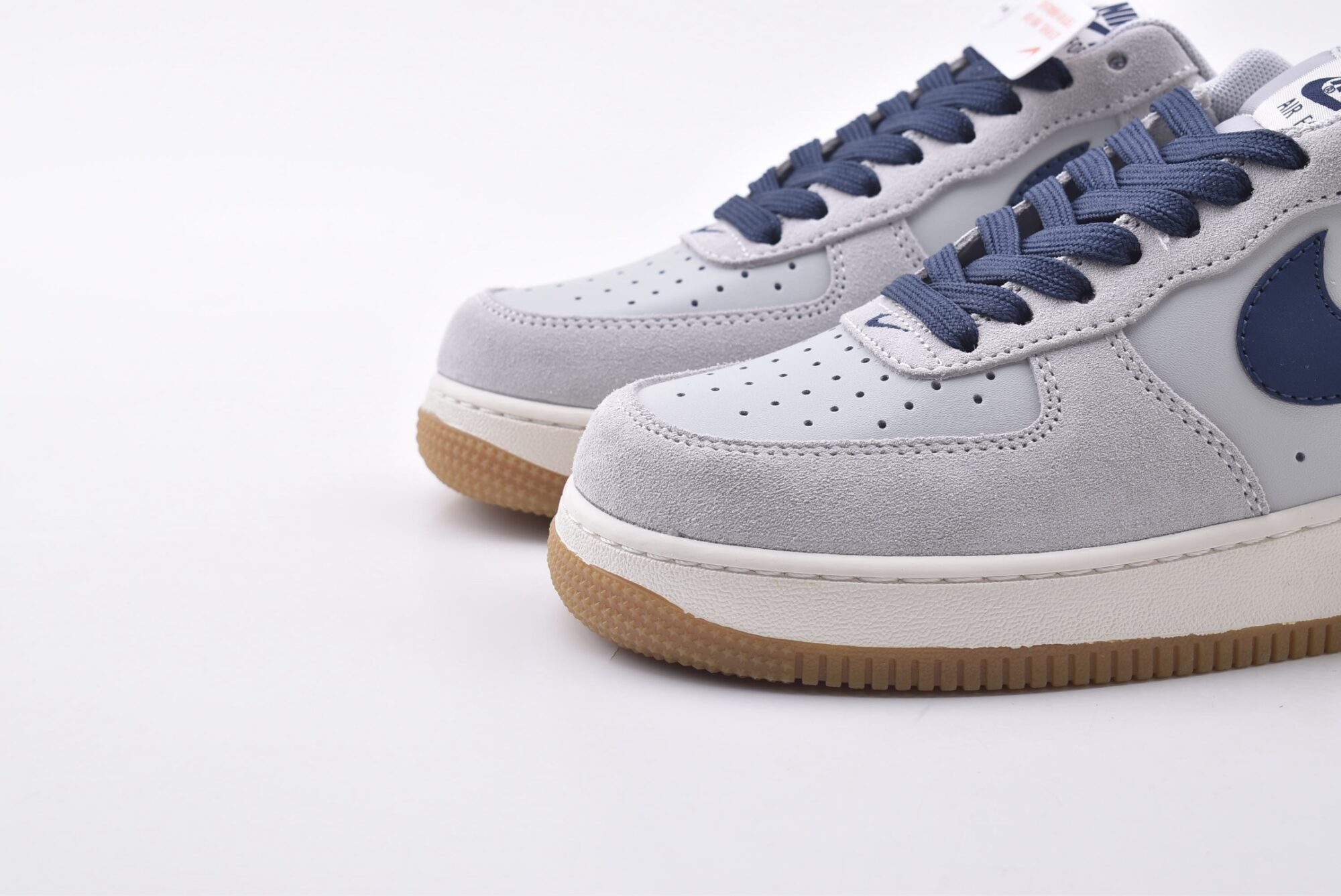 nike air force 1(gray blue)