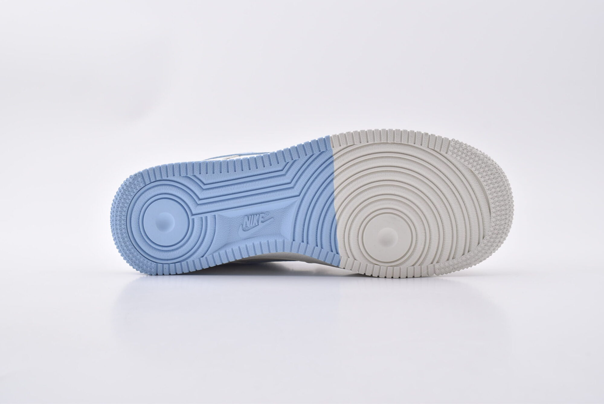 nike air force 1 customized version(white and blue)