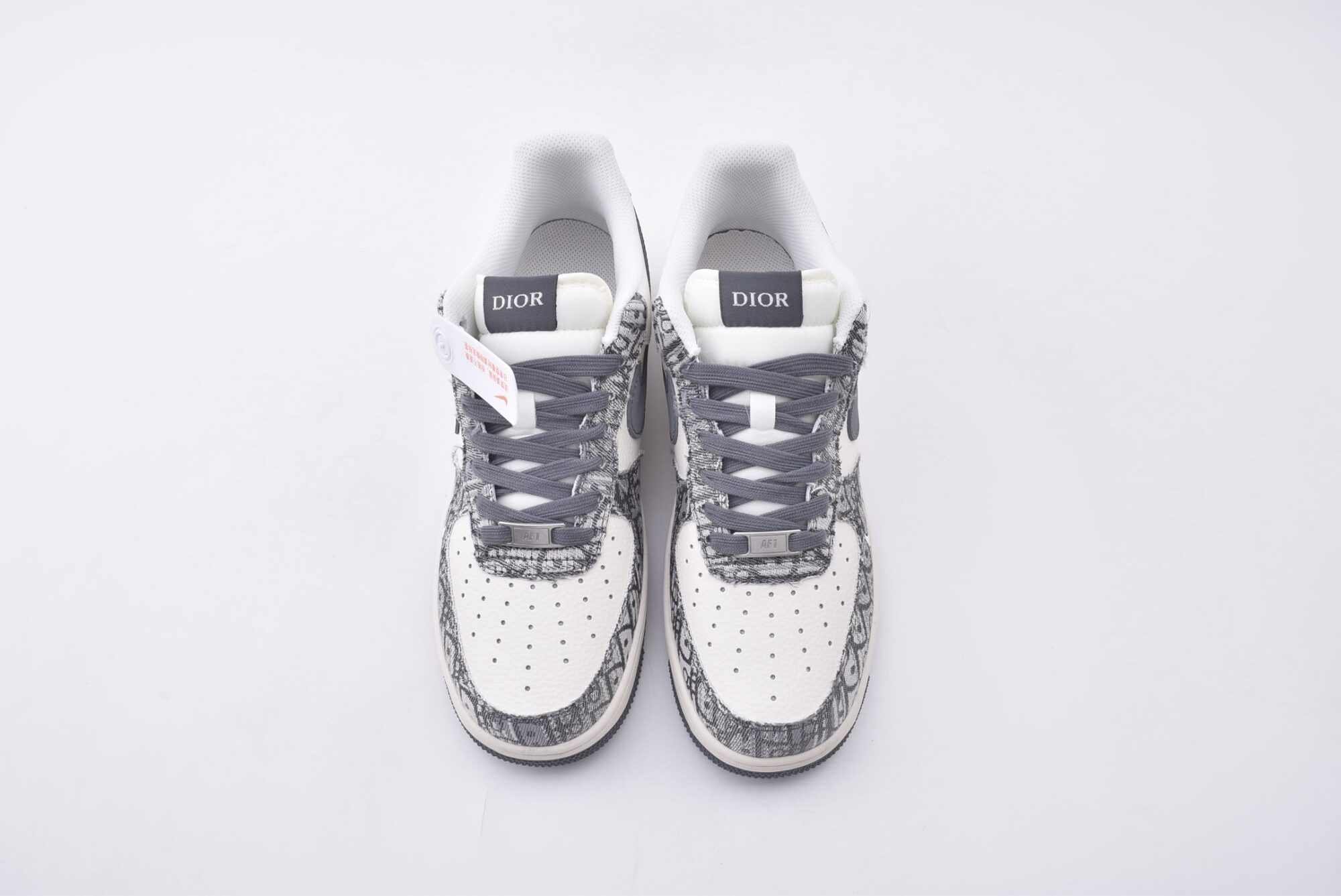 nike air force 1 customized version(white gray)