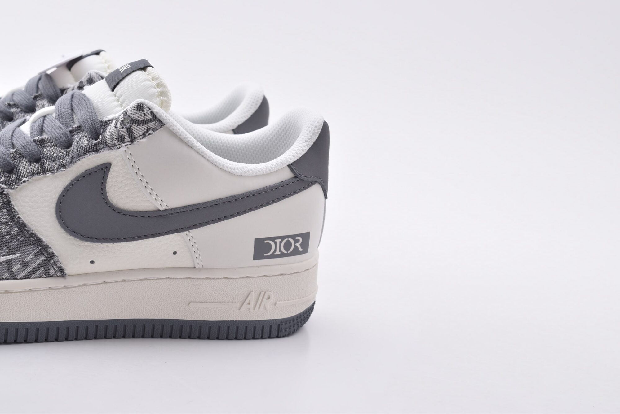 nike air force 1 customized version(white gray)