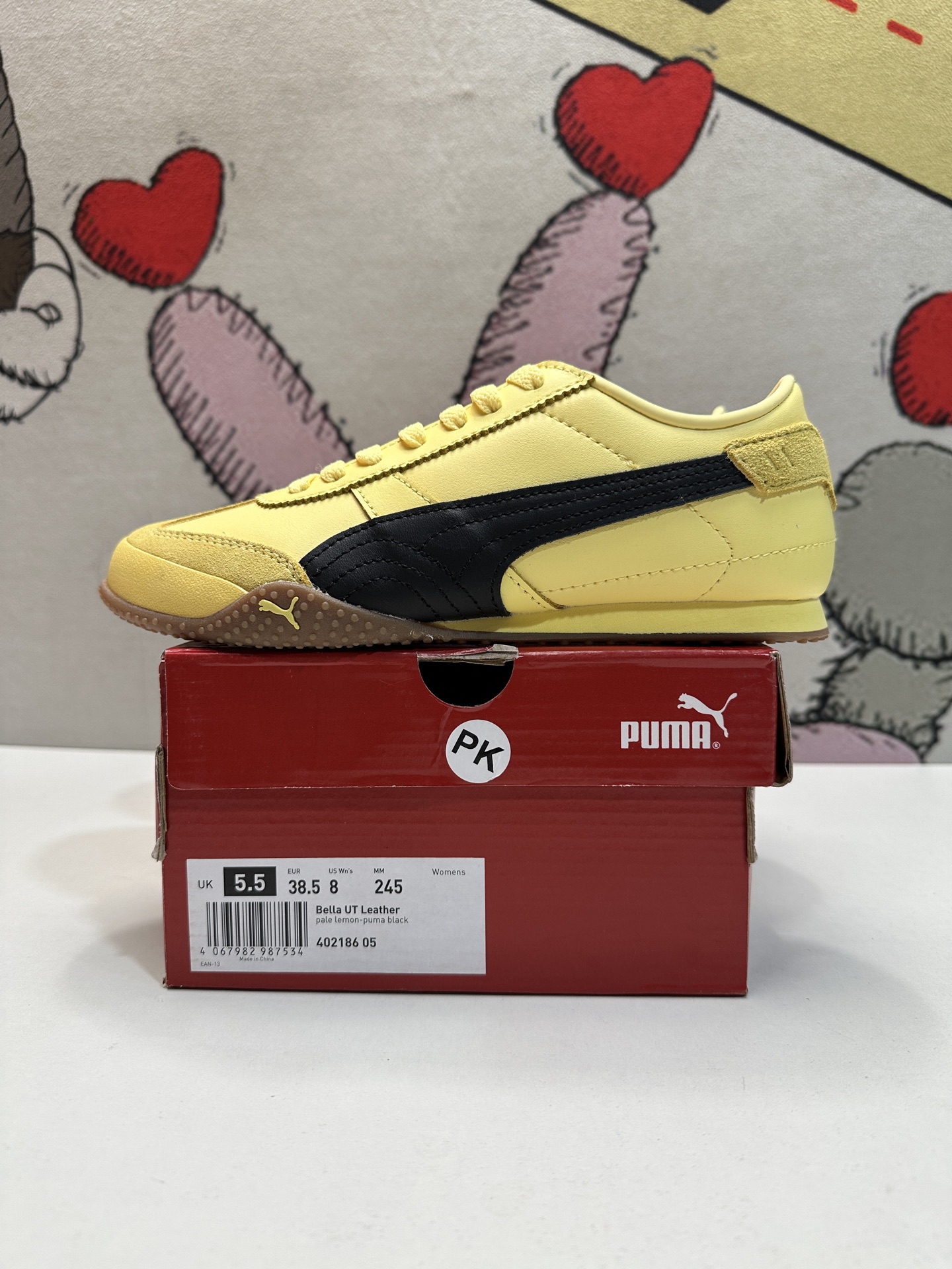 puma bella ut casual thin sole （yellow）