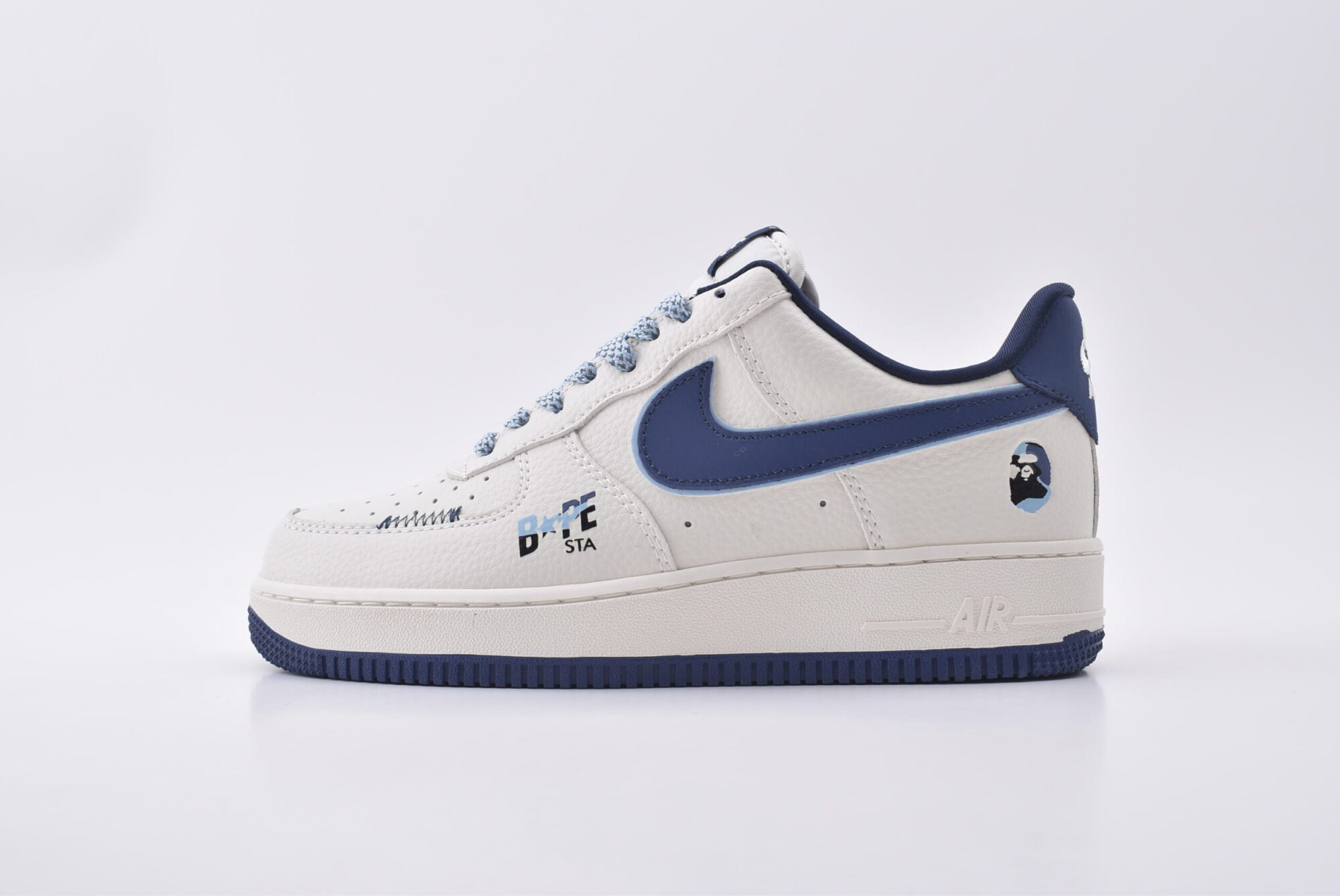 nike air force 1(white and blue)