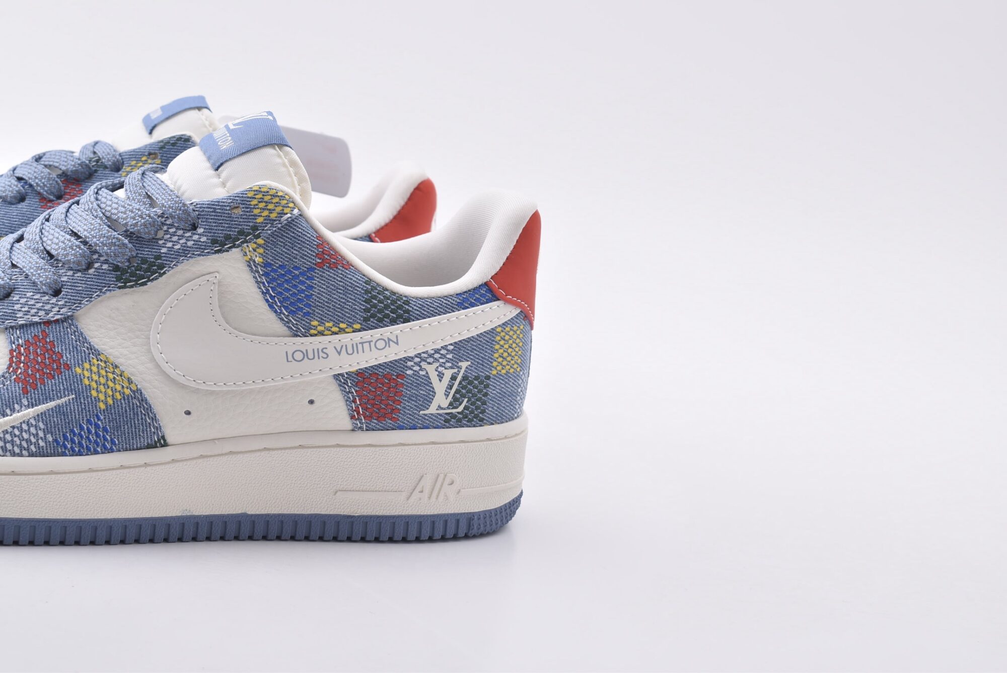 nike air force 1 x lv(white and blue)