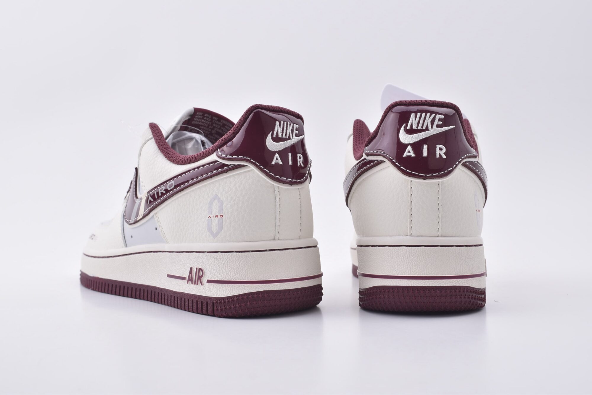nike air force 1 huawei m9 custom edition (white wine red)