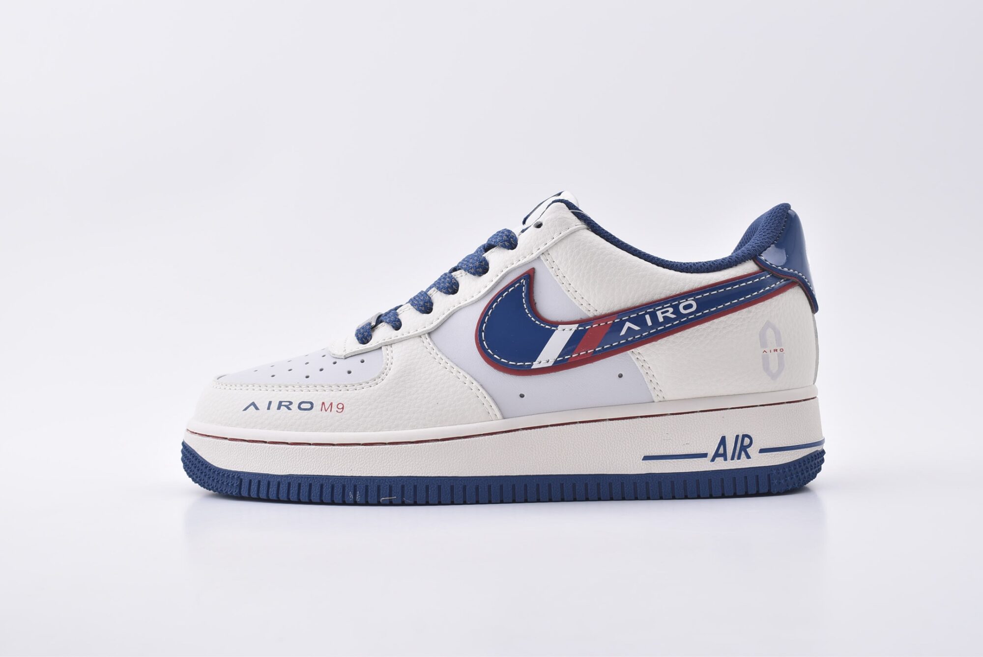nike air force 1 huawei m9 custom edition(white and blue)