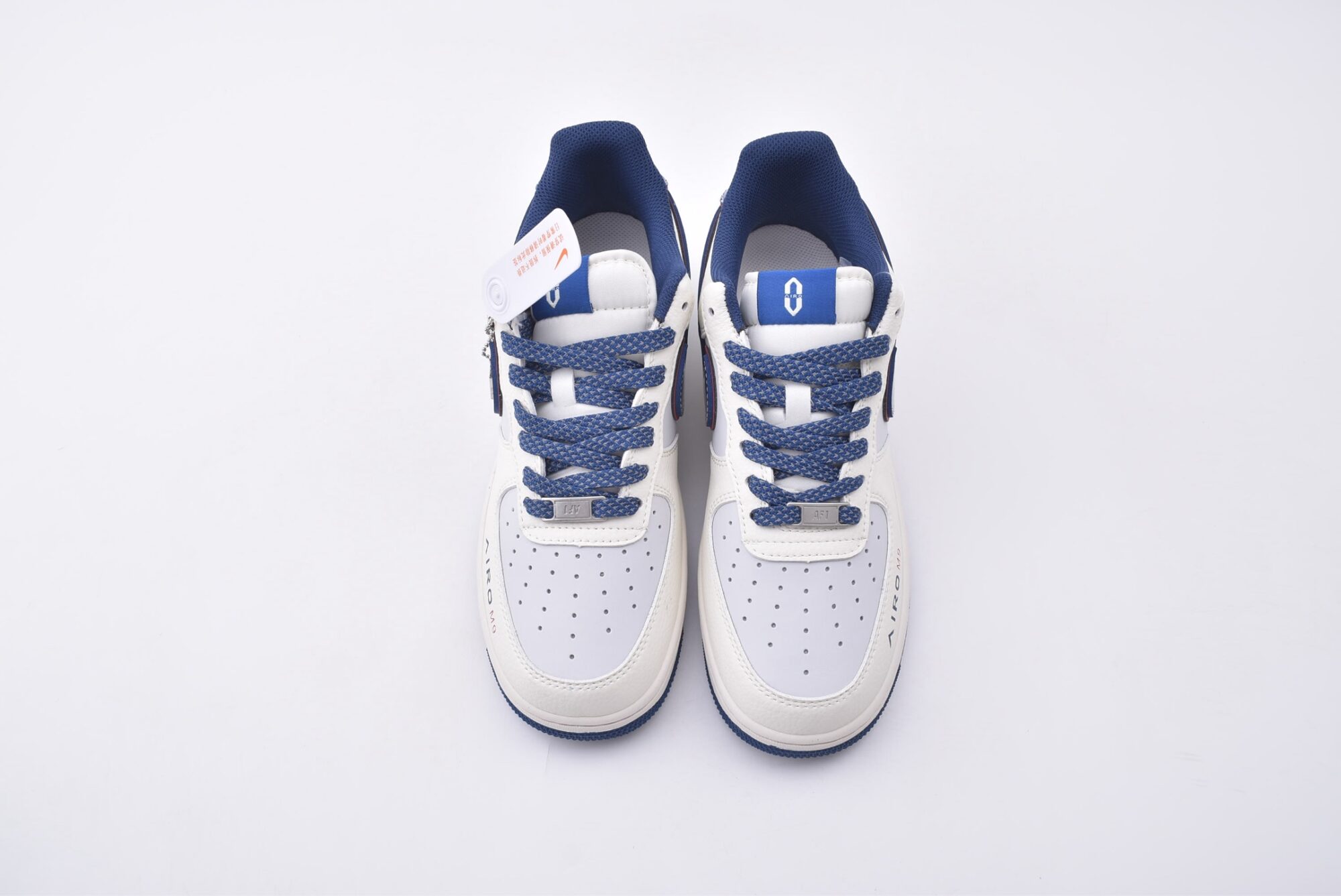 nike air force 1 huawei m9 custom edition(white and blue)