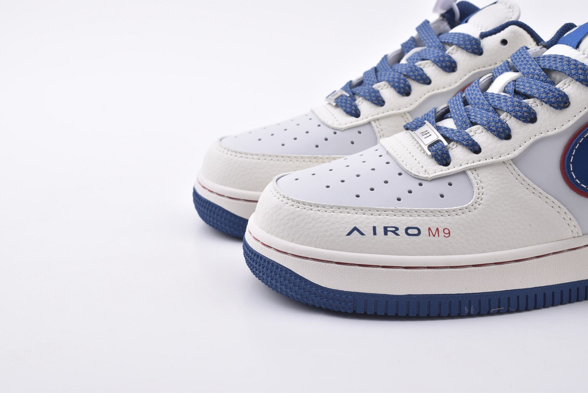 nike air force 1 huawei m9 custom edition(white and blue)